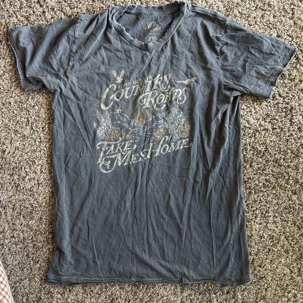 Midnight Rider Charcoal Graphic Tee